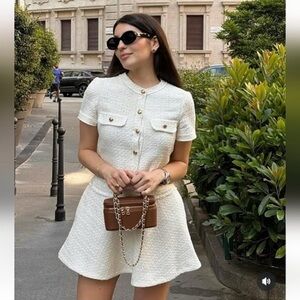 New ZARA Short Structured Tweed Dress
ZW Collection Bloggers favorite
